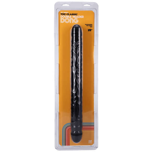 Veined Double Header Dong 18" (Black)-0211-01-CD
