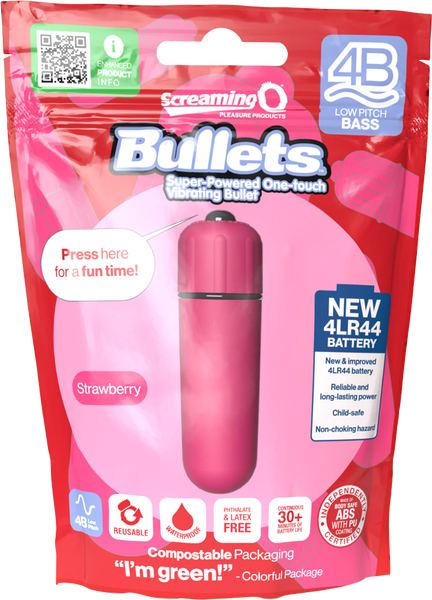 Bullets 4B Low Pitch Bass (Strawberry)