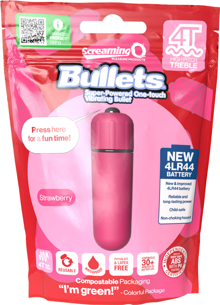 Bullets 4T High Pitch Treble (Strawberry)