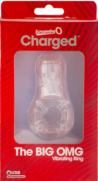 The Big Omg Vibrating Ring (Clear)