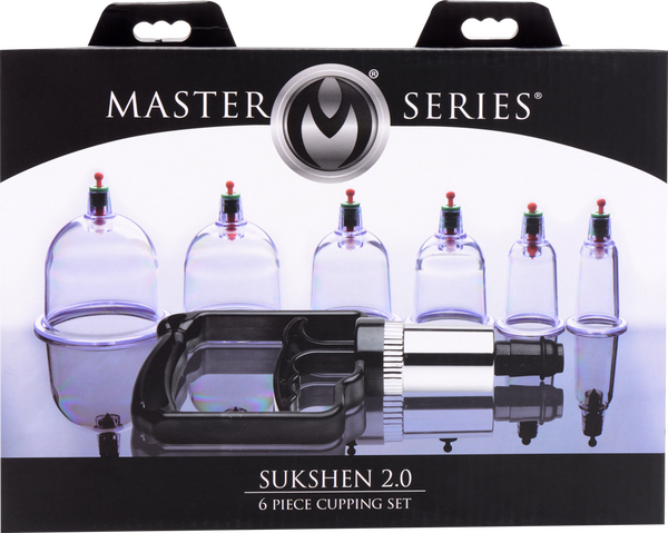 Sukshen 6 Piece Cupping Set With Acu-Points