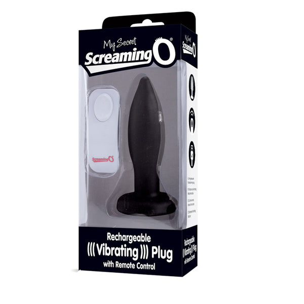 Vibrating Plug With Remote (Black)