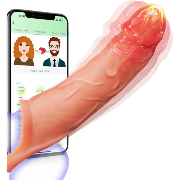 Vibe Wear - App Control Penis Sleeve-ATOY-0106-BJ