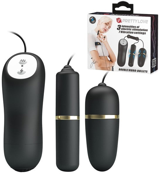 Double Vibro Bullets (Black)