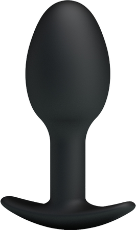 Silicone Anal Balls 3.34" (Black)-BI-040033
