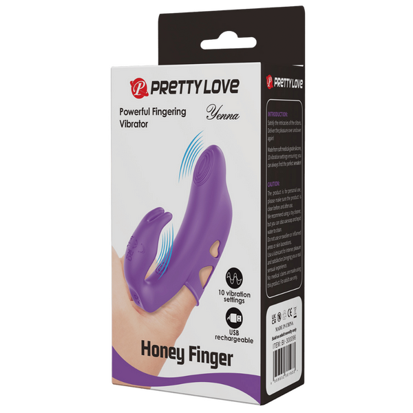 Honey Finger - Rechargeable Yenna (Purple)-BI-300096