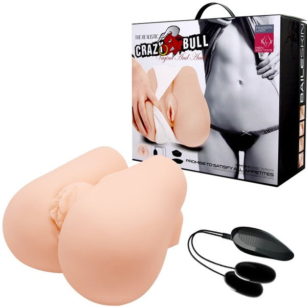 Missionary Vagina And Anal Stimulator (Flesh)