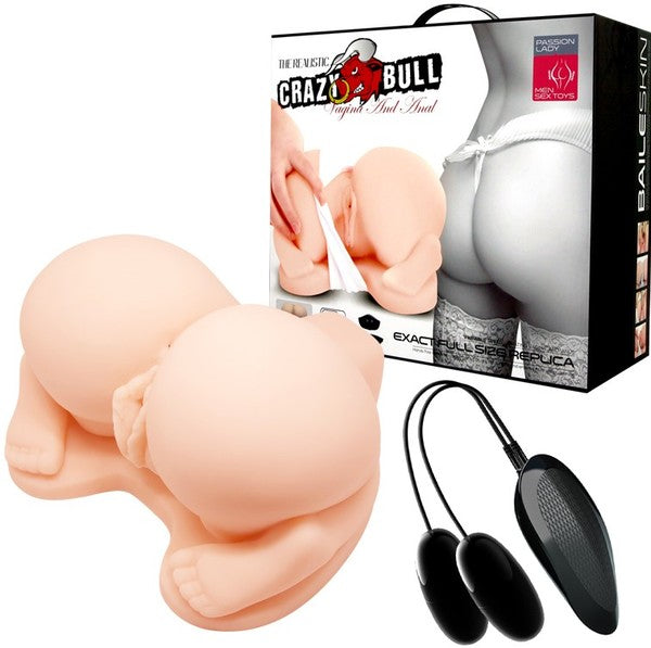 All Fours Vagina And Anal Stimulator (Flesh)