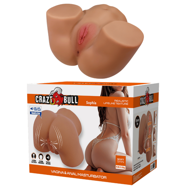 Vagina & Anal Masturbator - Sophia (Talk & Suction)-BM-009259Q