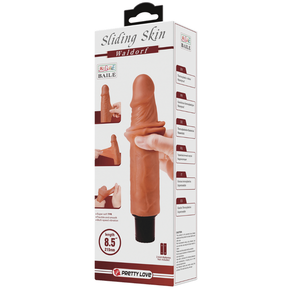 Waldorf Vibrating 8.5" (Tan)-BW-027003LP