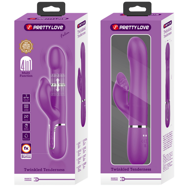 Falin - 4in1 Multi-function Vibrator (Purple)