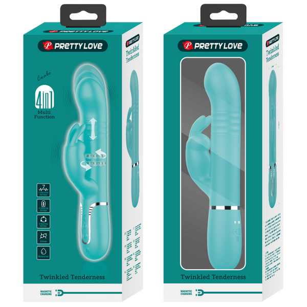 Coale - 4in1 Multi-function Vibrator (Seafoam)