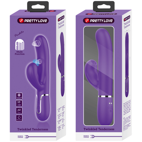 Perdita - 3in1 Multi-function Vibrator (Dark Purple)