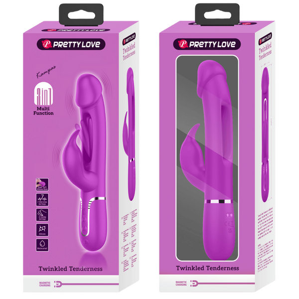 Kampas - 3in1 Multi-function Vibrator (Pink)