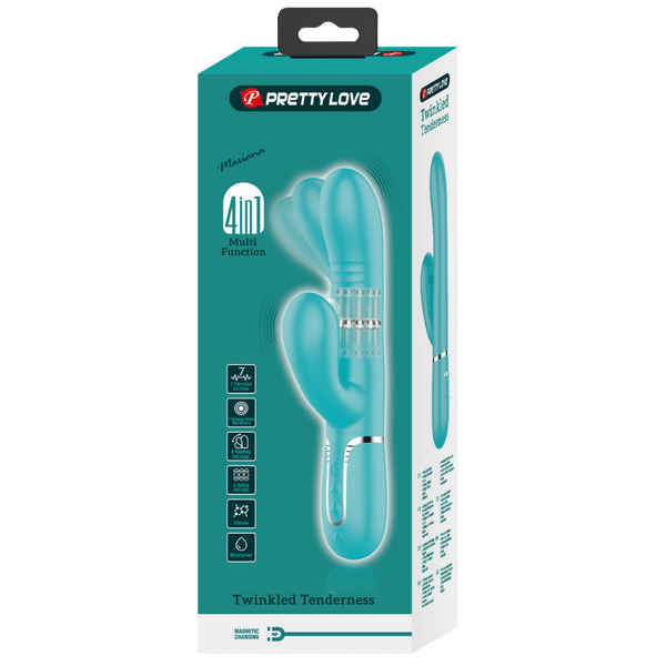 Mariana - 4in1 Multi-function Vibrator (Seafoam)-BW-500034-1