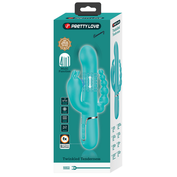 Cammy - 4in1 Multi-function Vibrator (Seafoam)-BW-500036-1