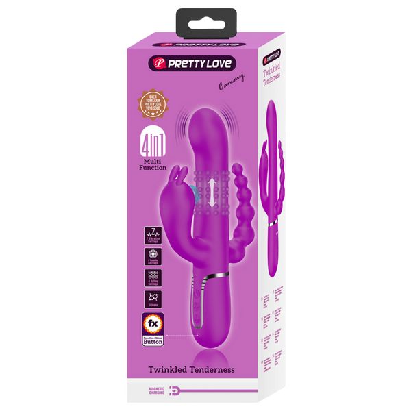 Cammy - 4in1 Multi-function Vibrator (Pink)-BW-500036