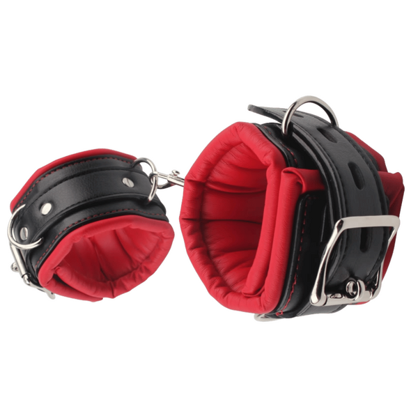 Super Soft Hand Cuffs (Red/Black)