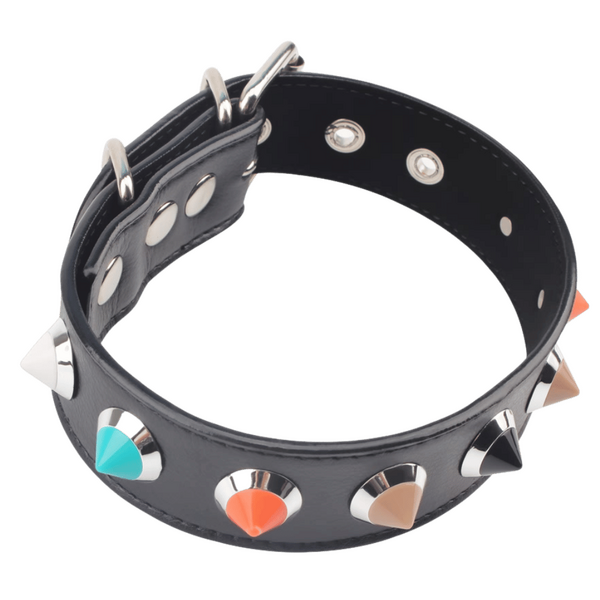 Collar with Thorns (Black)