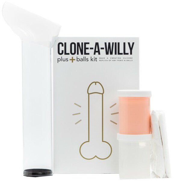 Clone-A-willy Plus With Balls (Light Tone)-EL-MD-FL