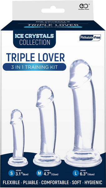 Triple Lover 3 In 1 Training Kit (Clear)