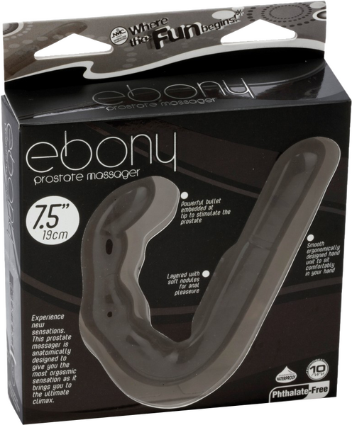 Ebony Prostate Massager (Black)