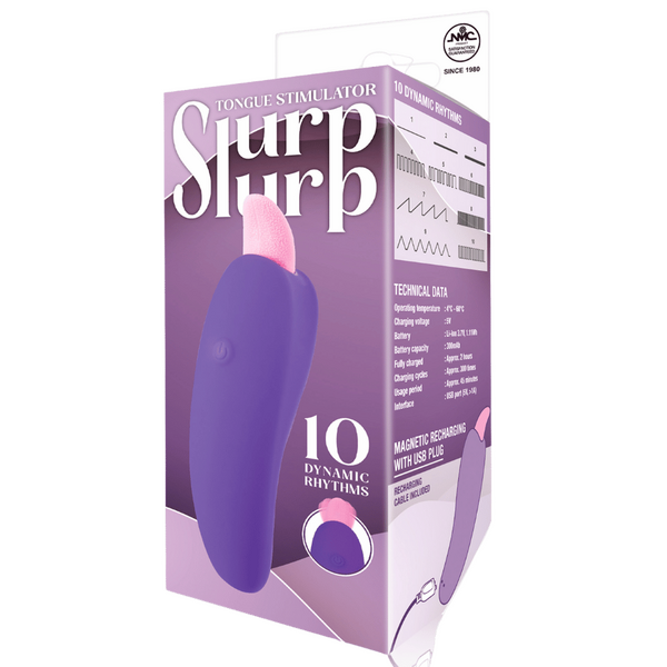 Slurp Slurp - Tongue Stimulator (Purple)-FPBQ029A000-022