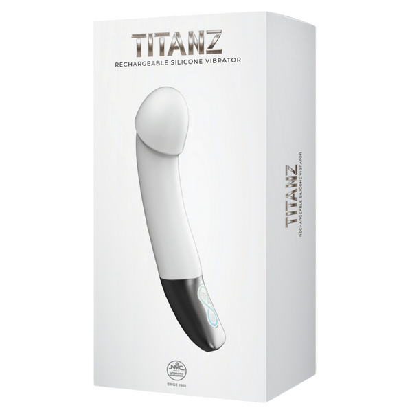 Rechargeable Silicone Vibrator (White)