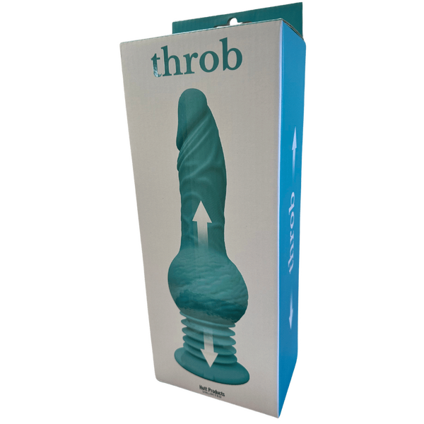 Throb Thrusting Vibrator (Teal)