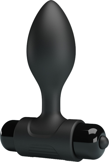 Vibra Butt Plug (Black)-BI-040077