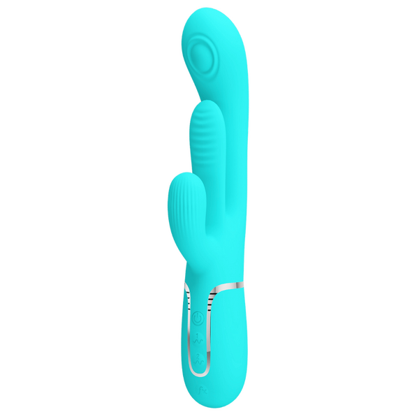 Shania - 4in1 Multi-function Vibrator (Seafoam)-BW-500041-1