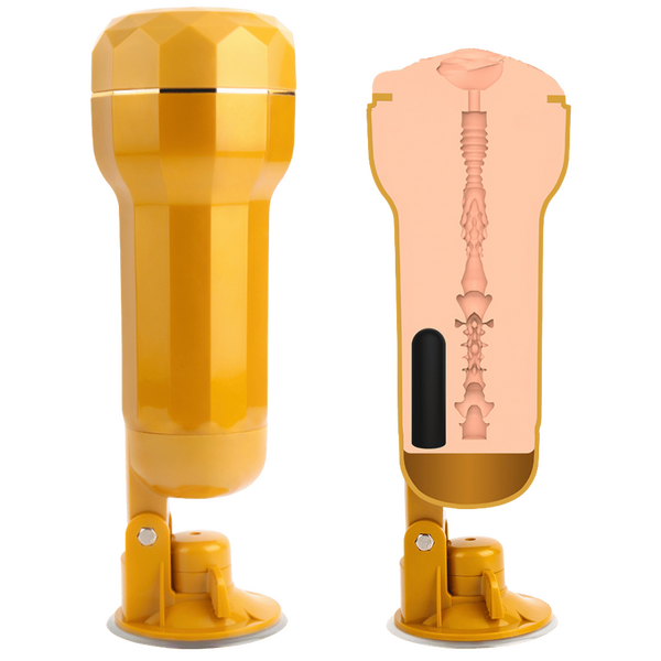 Tara Realistic Vagina Vibrating Cup-CN-628302437