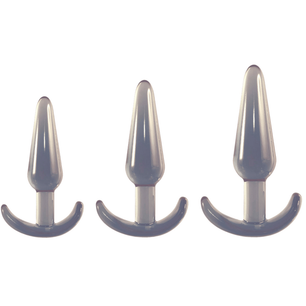 Butt Fantasy - Triple Tapered Anal Plug Set (Smoke)