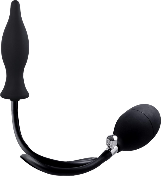 Inflatable Teardrop Plug with Pumps (Black)