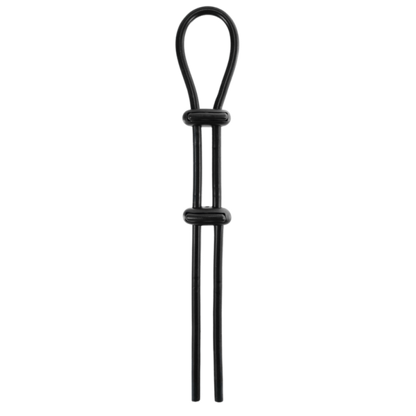 Adjustable Cock Ornament with Ball Strap (Black)