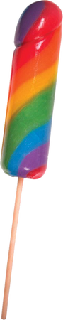 Jumbo Rainbow Cock Pops (6 X Display)