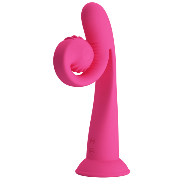 Mind Blowing Miracles - Dual Motor Vibrator (Pink)-MC61