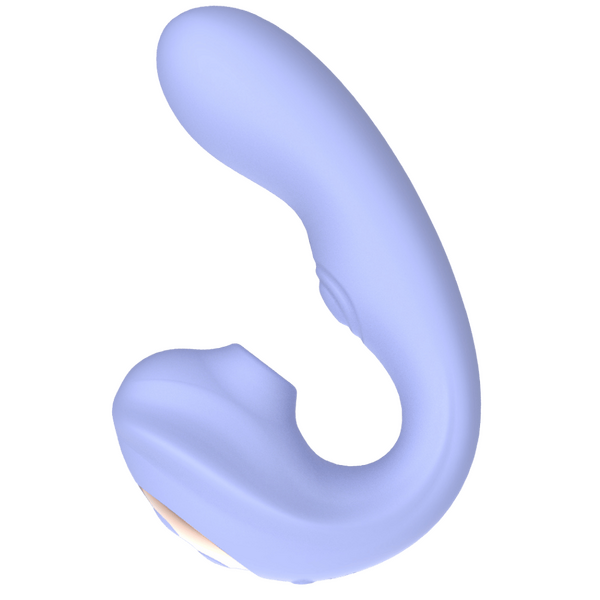 Aria - Sucking & Patting Vibrator (Blue)-SXE-0661