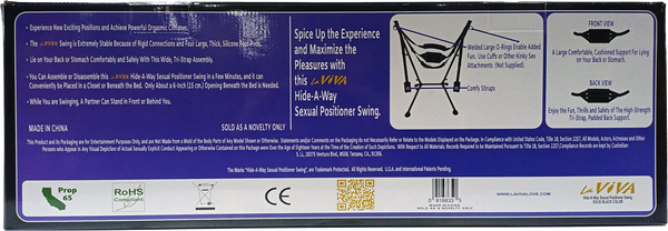 Hide-a-Way Sexual Position Free Standing Sex Swing