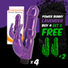 Power Bunny (Lavender) (Buy 4 Get 2 Free)