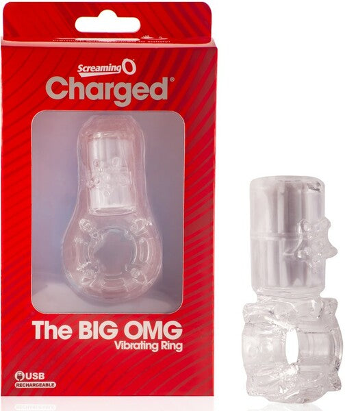 The Big Omg Vibrating Ring (Clear)