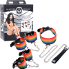 Kinky Pride Rainbow Bondage Set