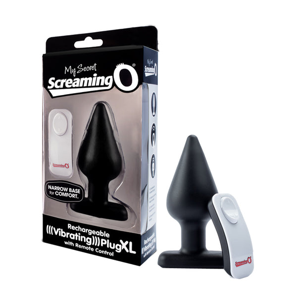 Vibrating Plug With Remote XL (Black)