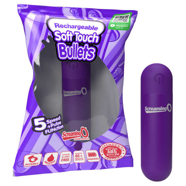 Rechargeable Soft Touch Bullet (Purple)