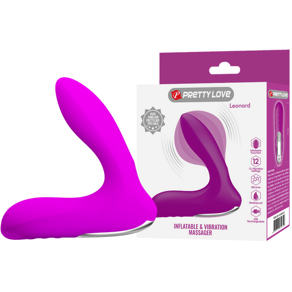 Inflatable Massager - Leonard (Purple)-BI-014463-1