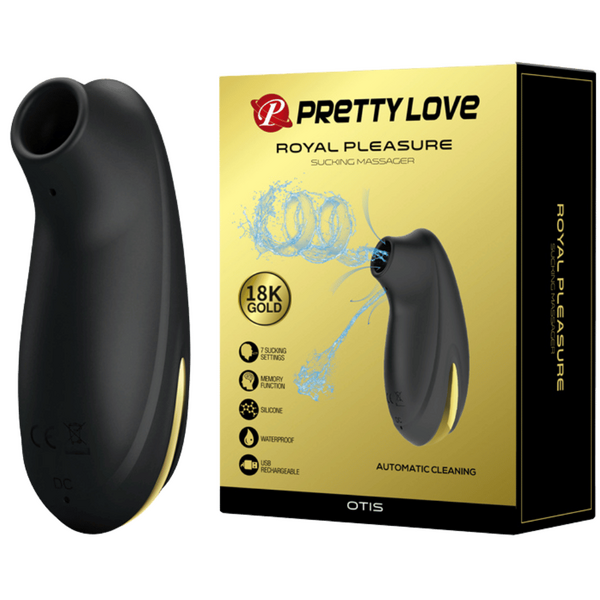 Royal Pleasure - Rechargeable Otis (Black/Gold)