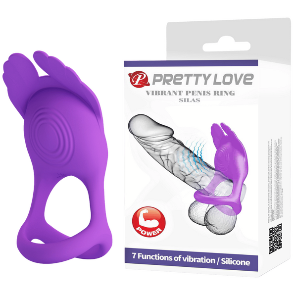 Vibrant Penis Ring - Silas (Purple)