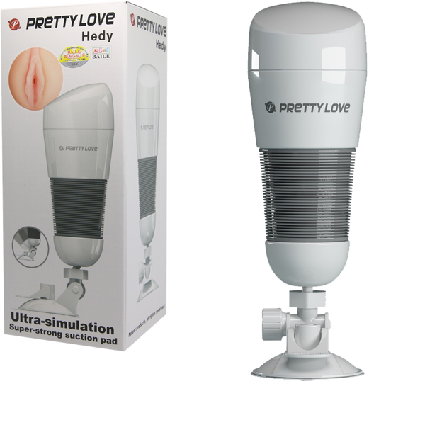 Hedy Ultra Stimulation Masturbator (white)-BM-00900T49N