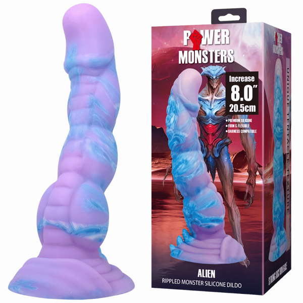 Alien 8" (Purple/Blue)-BW-008154