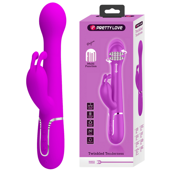 Dejon - 3in1 Multi-function Vibrator (Pink)